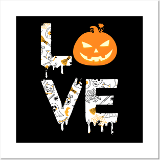 Love Halloween Posters and Art